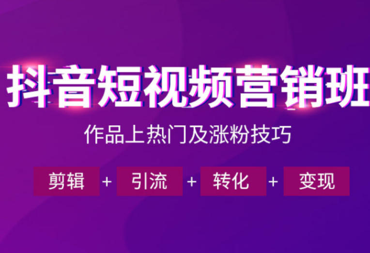 抖音短视频运营班，一门课学会作品上热门及涨粉技巧，引流转化剪辑变现(2026年5月)-dabaowz