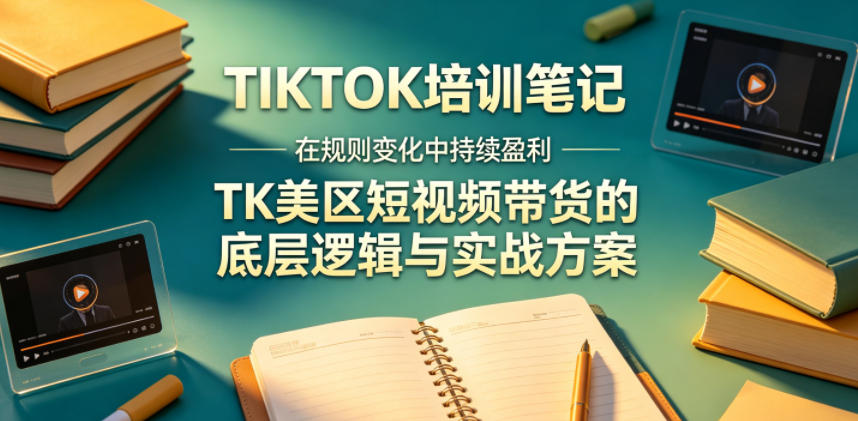 视界跨境TIKTOK4月17培训笔记，在规则变化中持续盈利，TK美区短视频带货的底层逻辑与实战方案【文档】-dabaowz