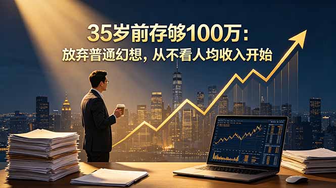 35岁前存够100万：放弃普通幻想，从不看人均收入开始-dabaowz