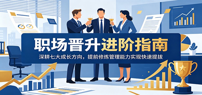 职场晋升进阶指南：深耕七大成长方向，提前修炼管理能力实现快速提拔-dabaowz