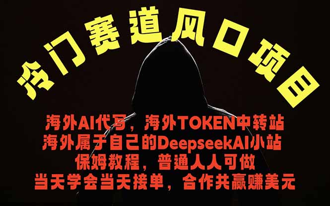 冷门赛道风口项目 海外AI代写！0成本运作完全免费！当天注册当天接单，接单接到手抽筋，无脑...-dabaowz