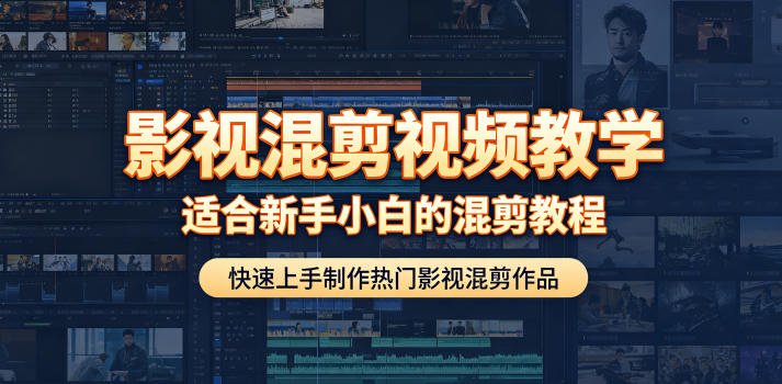 影视混剪视频教学，适合新手小白的混剪教程，快速上手制作热门影视混剪作品-dabaowz