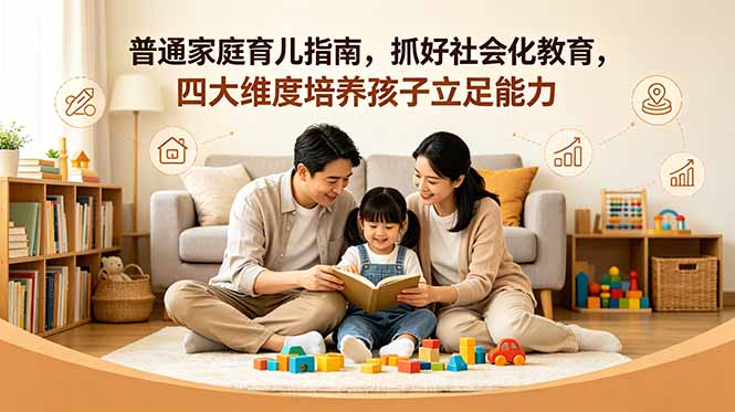 付费文章：普通家庭育儿指南，抓好社会化教育，四大维度培养孩子立足能力-dabaowz