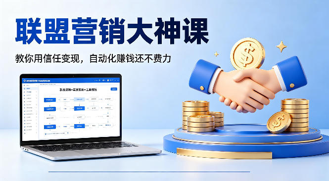 联盟营销大神课，教你用信任变现，自动化賺钱还不费力【原创双语字幕】-dabaowz