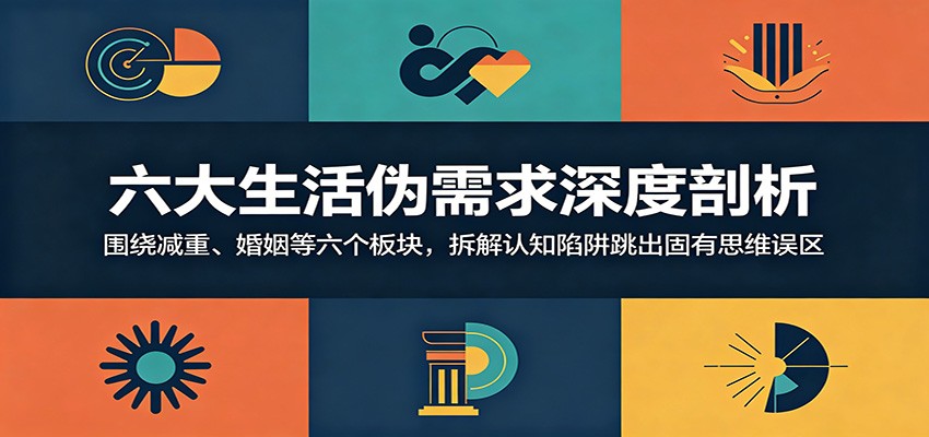 六大生活伪需求深度剖析：围绕减重、婚姻等六个板块，拆解认知陷阱跳出固有思维误区-dabaowz