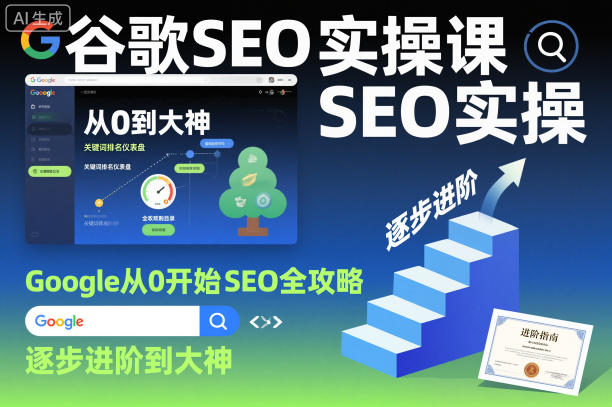 谷歌SEO实操课，Google从0开始SEO全攻略，逐步进阶到大神(更新26年)-dabaowz