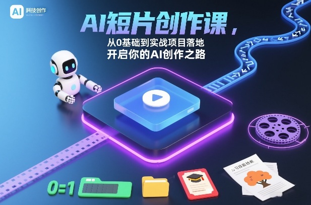 AI短片创作课，从0基础到实战项目落地，开启你的AI创作之路(更新0411)-dabaowz