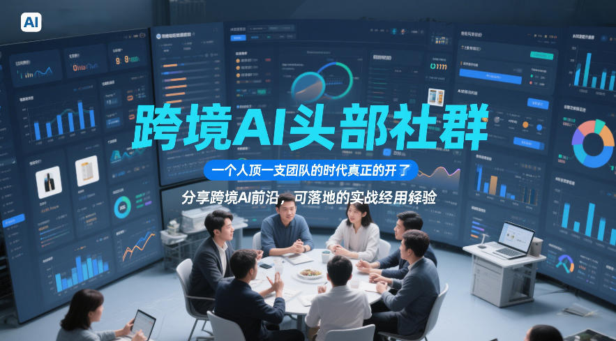 跨境AI头部社群，一个人顶一支团队的时代真正的开始了，分享跨境AI前沿，可落地的实战经验(更新4月22日)-dabaowz