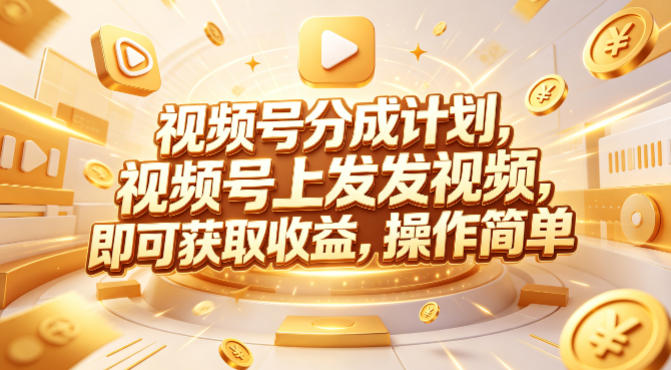 视频号分成计划，599元众筹的Red团队课程，视频号上发发视频，即可获取收益，操作简单-dabaowz