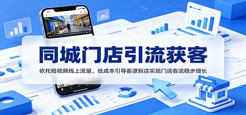 同城门店引流获客：依托短视频线上流量，低成本引导客源到店实现门店客流稳步增长-dabaowz
