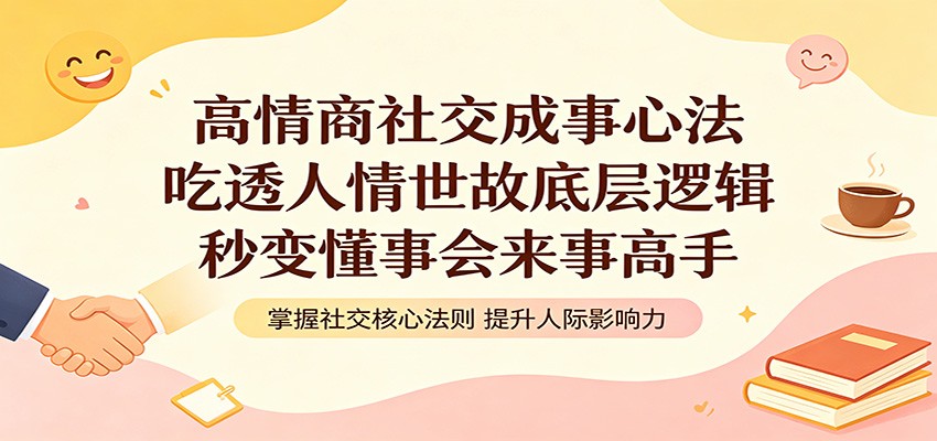 高情商社交成事心法:吃透人情世故底层逻辑,秒变懂事会来事高手-dabaowz
