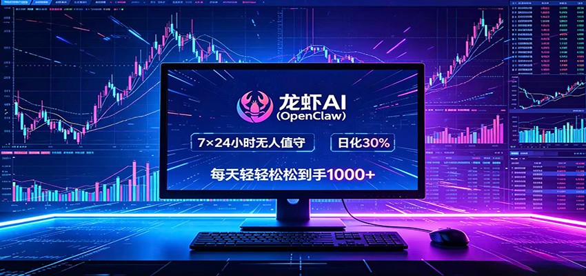 龙虾AI(OpenClaw)全自动挂机，智能操控电脑高效执行任务，每天轻松到手四位数-dabaowz