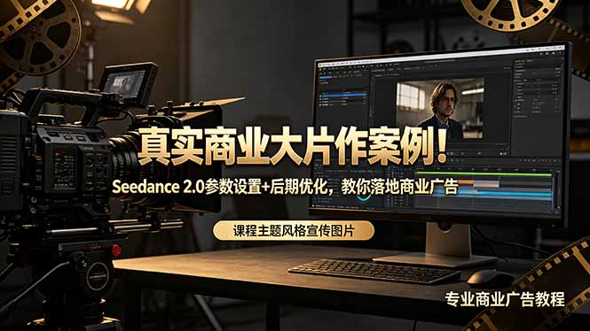 真实商业大片作案例！Seedance 2.0参数设置+后期优化，教你落地商业广告-dabaowz