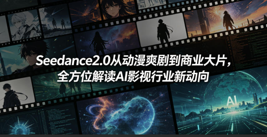 Seedance2.0从动漫爽剧到商业大片，全方位解读AI影视行业新动向-dabaowz