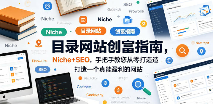 目录网站创富指南，Niche+SEO，手把手教您从零打造打造一个真能盈利的网站【原创双语字幕】-dabaowz