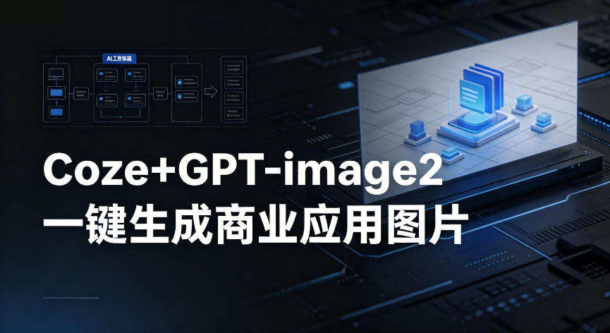 【Coze工作流搭建实操教程】coze+GPT-image2一键生成商业应用图片，全流程保姆级教学-dabaowz