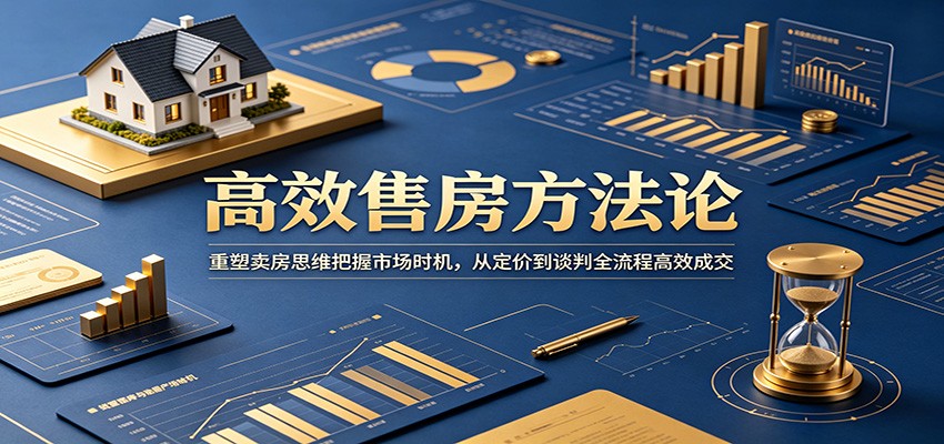 高效售房方法论：重塑卖房思维把握市场时机，从定价到谈判全流程高效成交-dabaowz