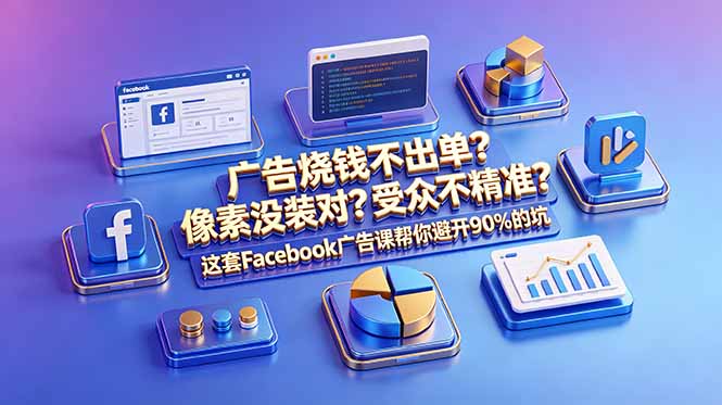 广告烧钱不出单？像素没装对？受众不精准？这套Facebook广告课帮你避开90%的坑-原创双语字幕-dabaowz