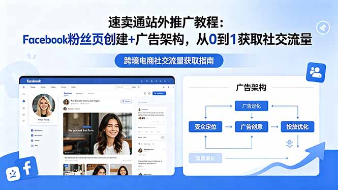 速卖通站外推广教程：Facebook粉丝页创建+广告架构，从0到1获取社交流量-dabaowz