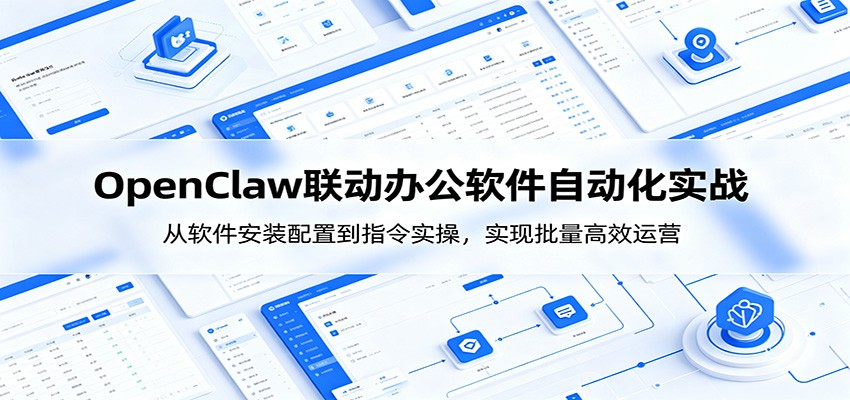 OpenClaw自动化实操课：从软件安装配置到指令实操，实现批量高效运营-dabaowz
