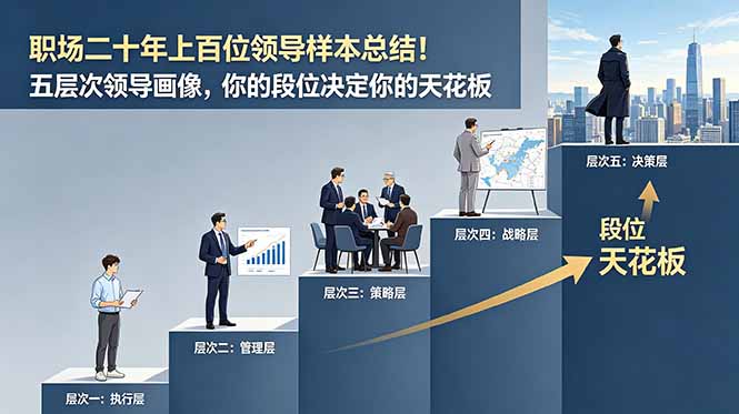 付费文章：职场二十年上百位领导样本总结！五层次领导画像，你的段位决定你的天花板-dabaowz