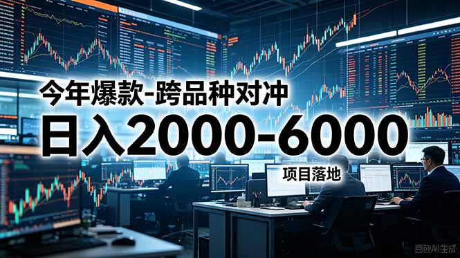今年爆款-跨品种对冲日入2000-6000，项目落地！-dabaowz