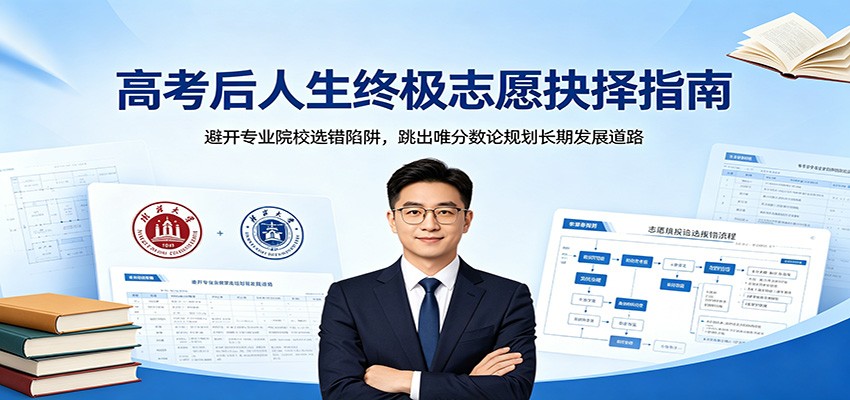 高考后人生终极志愿抉择指南：避开专业院校选错陷阱，跳出唯分数论规划长期发展道路-dabaowz