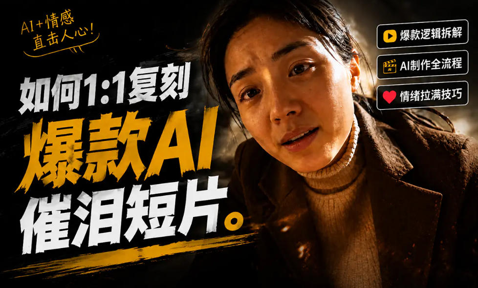 豆包+Gemini生成真人AI短剧-拆解复刻百万爆款第一人称短片，一站式讲透爆款复刻全流程-dabaowz