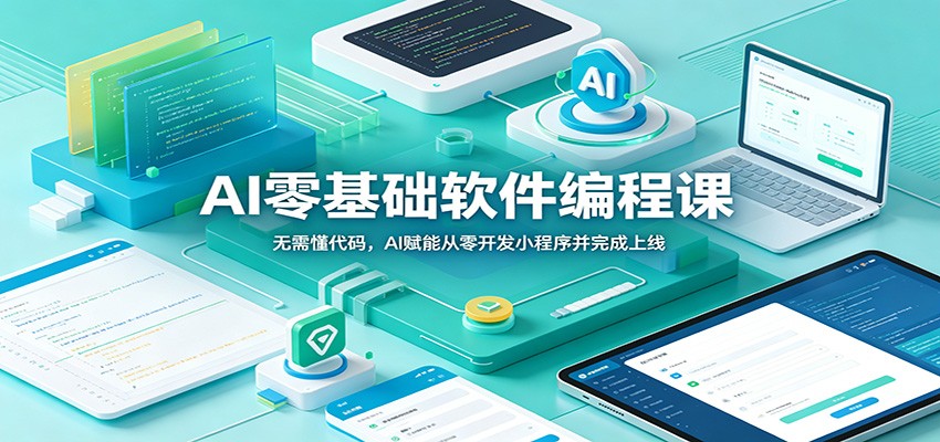 AI零基础软件编程课：无需懂代码，AI赋能从零开发小程序并完成上线-dabaowz