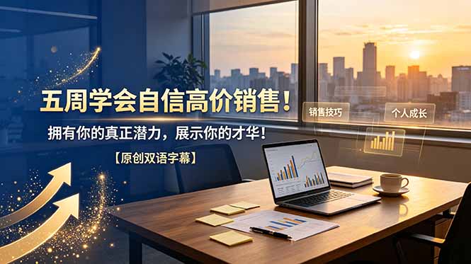 五周学会自信高价销售！拥有你的真正潜力，展示你的才华！【原创双语字幕】-dabaowz