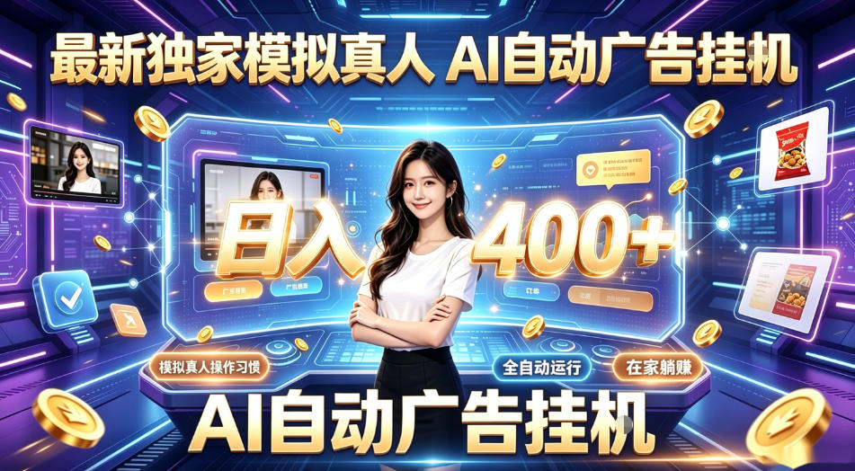 最新独家模拟真人，AI自动挂号挂G，日入400+，全程全自动运行，无需人工【揭秘】-dabaowz