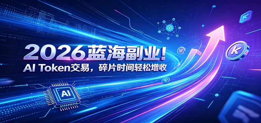 2026蓝海副业！AI Token交易，碎片时间轻松增收-dabaowz