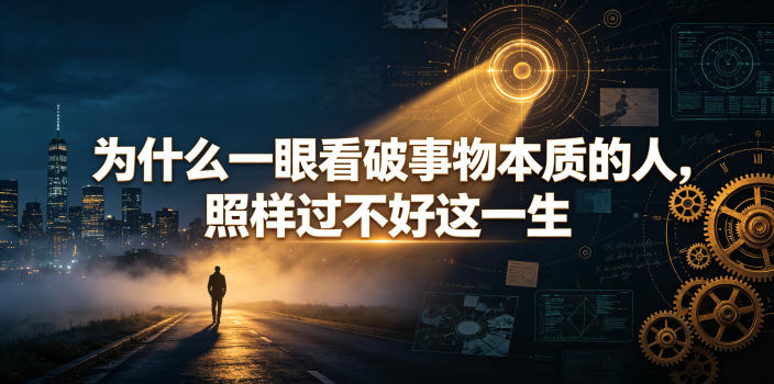 付费文章：为什么一眼看破事物本质的人，照样过不好这一生-dabaowz
