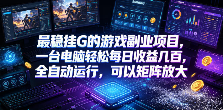 AI游戏全自动挂机项目,单号日入100左右,可矩阵放大!-dabaowz