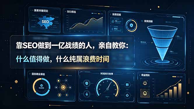 靠SEO做到一亿战绩的人，亲自教你：什么值得做，什么纯属浪费时间【原创双语字幕】-dabaowz