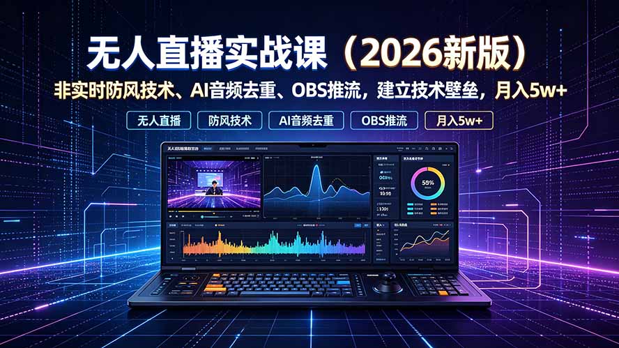 无人直播实战课(更新7月-dabaowz