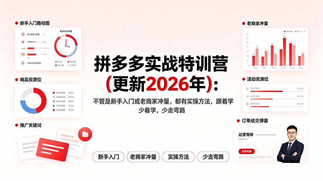 拼多多实战特训营(更新2026年-dabaowz