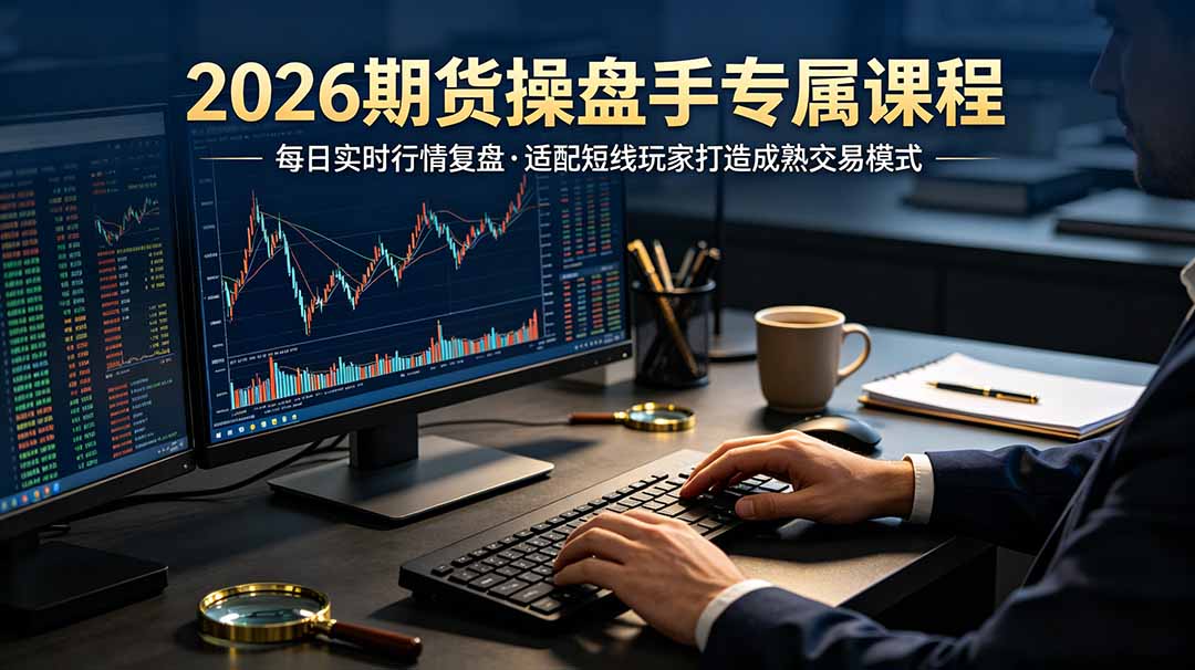 2026期货操盘手专属课程-更新7月11，每日实时行情复盘，适配短线玩家打造成熟交易模式-dabaowz