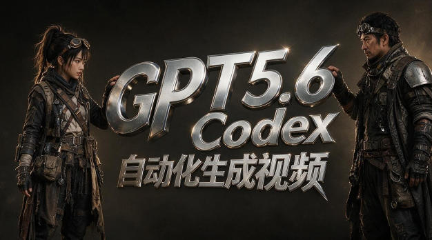 GPT5.6+Codex自动化生成视频全流程实战，从提示词设计、角色设定、封面海报，到视频生成思路与自动化工作流-dabaowz