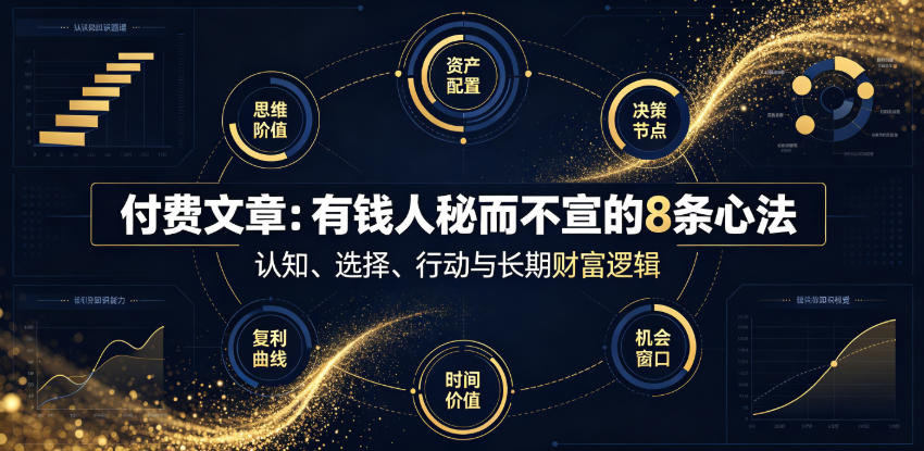 付费文章：有钱人秘而不宣的8条心法-dabaowz