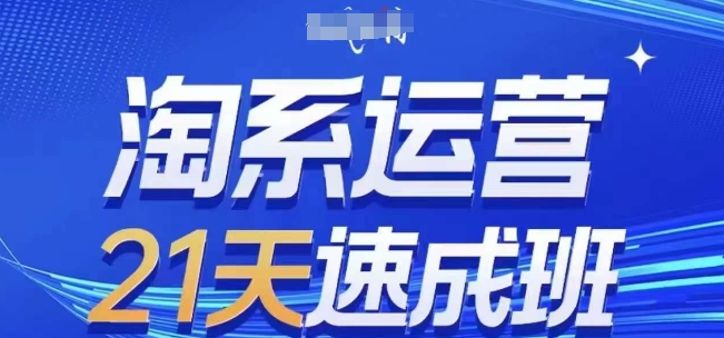 淘系运营21天速成班，0基础轻松搞定淘系运营，不做假把式，快速复制落地(更新26年7月)-dabaowz