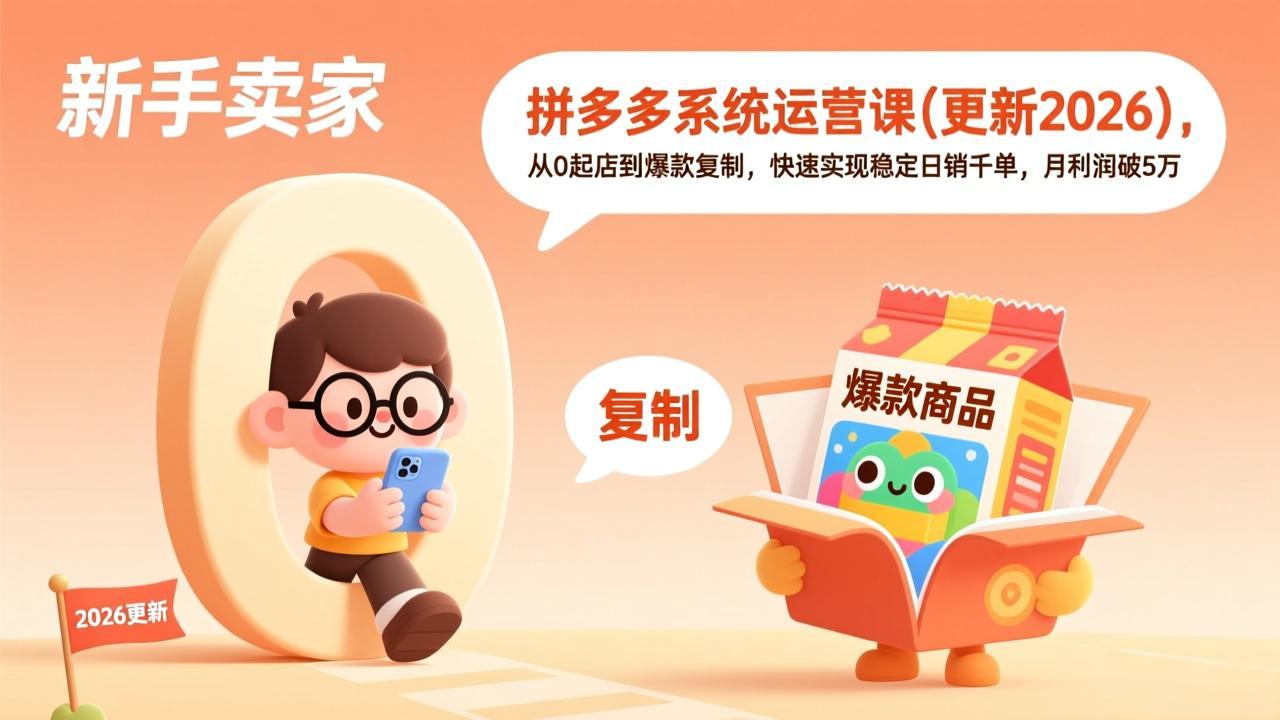 拼多多系统运营课(更新7月-dabaowz