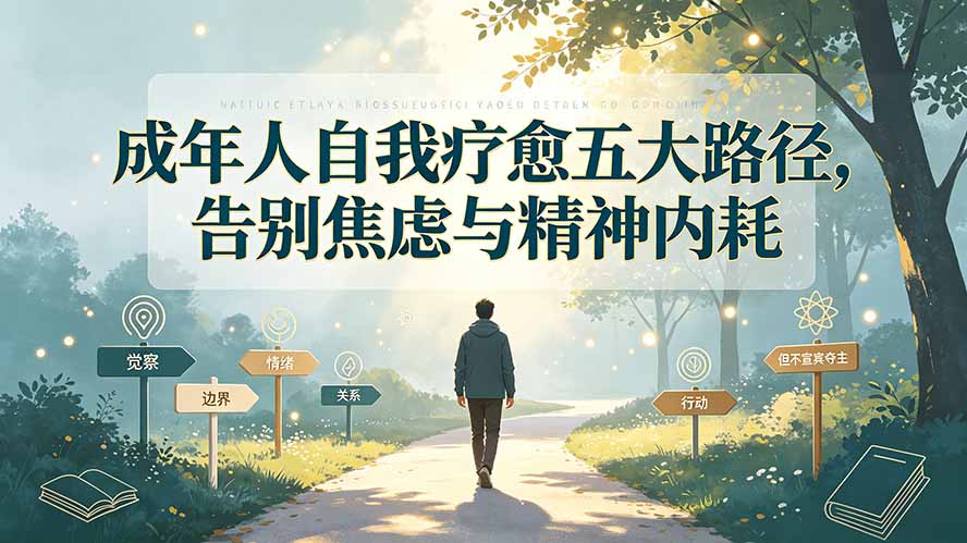 付费文章：成年人自我疗愈五大路径，告别焦虑与精神内耗-dabaowz