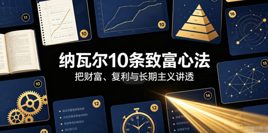 付费文章：纳瓦尔10条致富心法-dabaowz