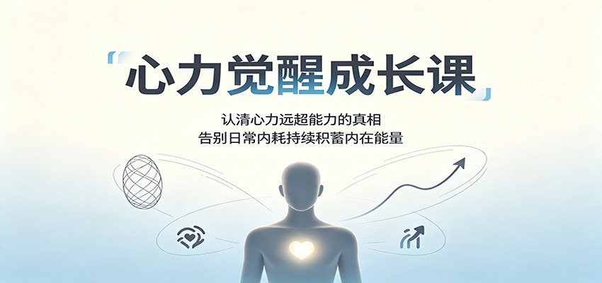 心力觉醒成长课：认清心力远超能力的真相，告别日常内耗持续积蓄内在能量-dabaowz