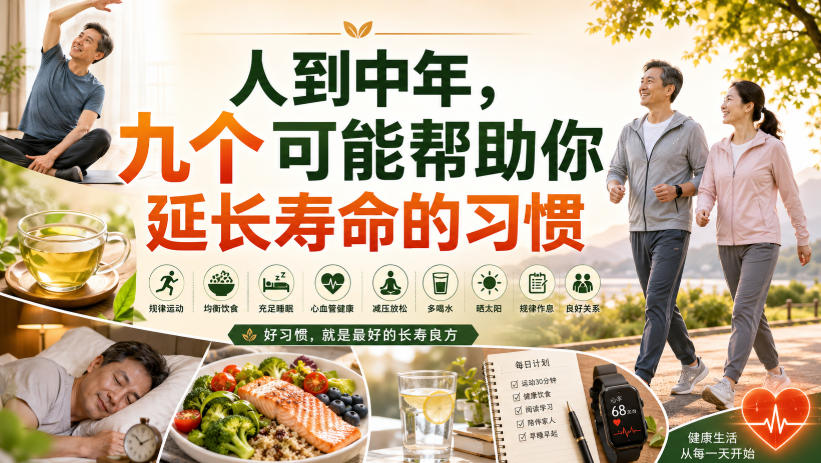 付费文章：人到中年，九个可能帮助你延长寿命的习惯-dabaowz